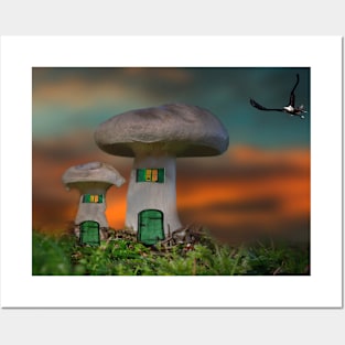 mushroom Posters and Art